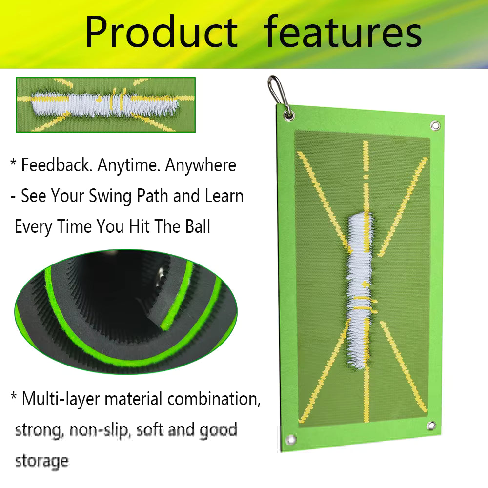 Golf Training Mat For Swing Detection Batting Ball Trace Detection Mat Swing Path pads Swing Practice Pads Golf Training Pad