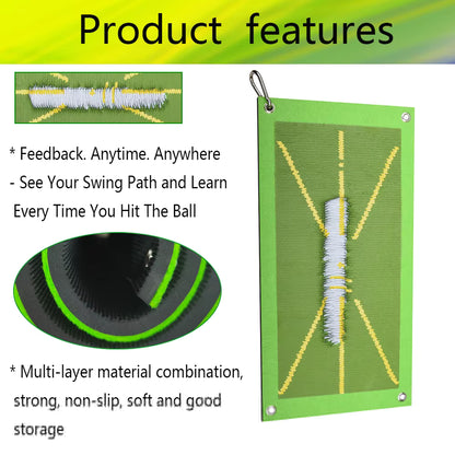 Golf Training Mat For Swing Detection Batting Ball Trace Detection Mat Swing Path pads Swing Practice Pads Golf Training Pad